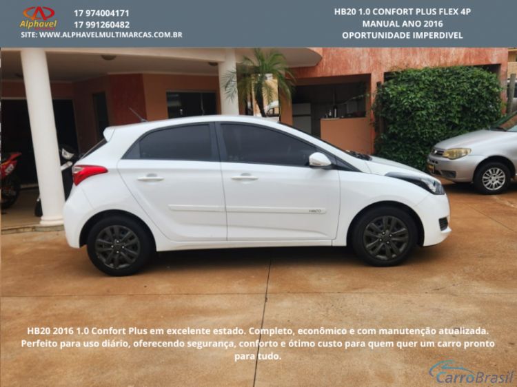 Alphavel Multimarcas | HB 20 HB20 CONFORT PLUS 1.0 FLEX 15/16 - foto 3