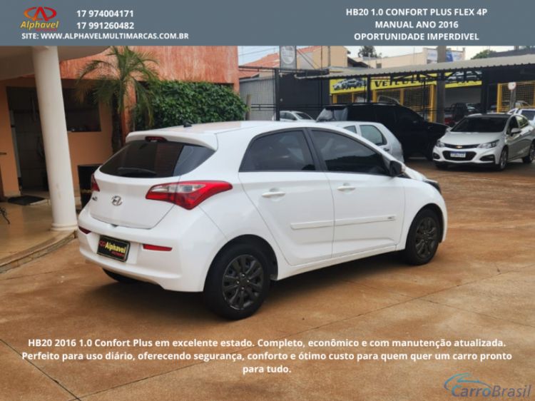 Alphavel Multimarcas | HB 20 HB20 CONFORT PLUS 1.0 FLEX 15/16 - foto 4