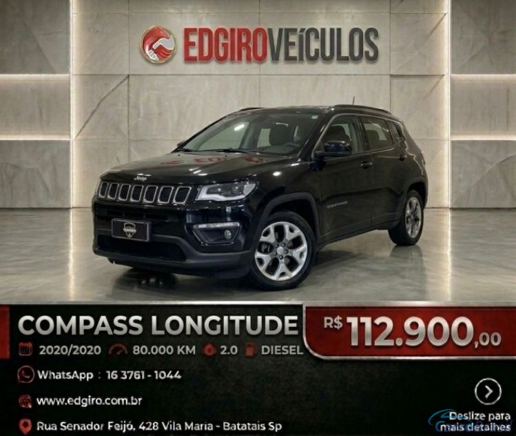Edgiro Veículos | Compass Longitude 2.0 20/20 - foto 1