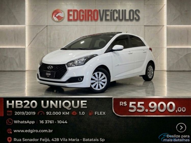 Edgiro Veículos | HB 20 Unique 1.0 19/19 - foto 1