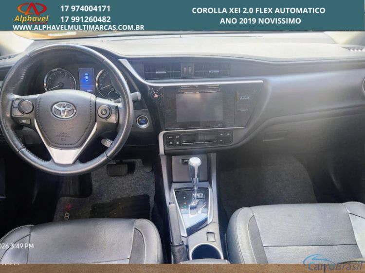 Alphavel Multimarcas | Corolla COROLLA XEI 2.0 FLEX AUTOMATICO 19/19 - foto 4