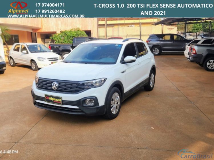 Alphavel Multimarcas | T-Cross TCROSS SENSE 1.0 TSI FLEX AUTOMATICO 20/21 - foto 3