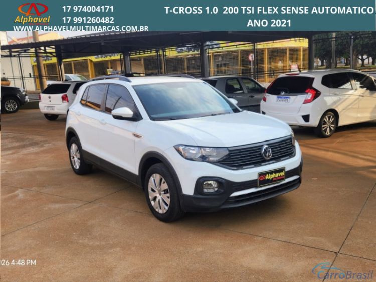 Alphavel Multimarcas | T-Cross TCROSS SENSE 1.0 TSI FLEX AUTOMATICO 20/21 - foto 4