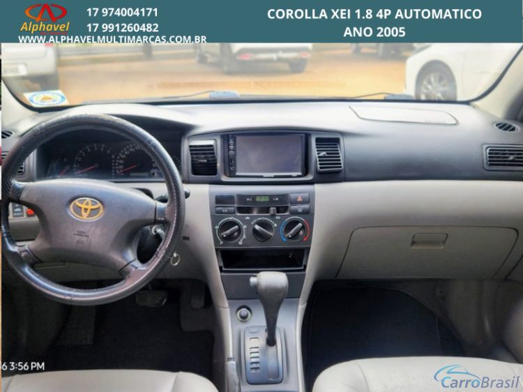 Alphavel Multimarcas | Corolla COROLLA XEI 1.8 AUTOMATICO 05/05 - foto 6