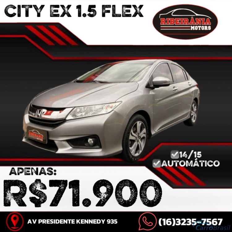 Ribeirania Motors | City Sedan EX 1.5 Flex 16V 4p Aut. 15/15 - foto 1
