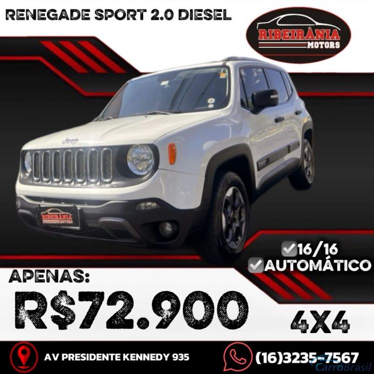 Ribeirania Motors | Renegade Sport 2.0 4x4 TB Diesel Aut. 16/16 - foto 1