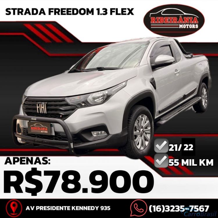 Ribeirania Motors | Strada Freedom 1.3 Flex 8V CS Plus 21/22 - foto 1