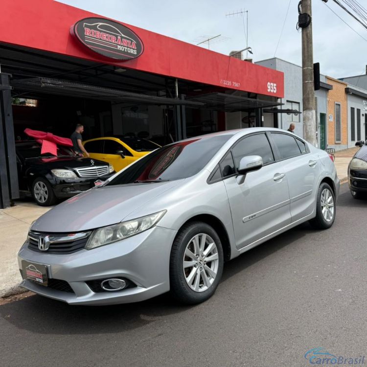 Ribeirania Motors | Civic Sed. LXL/ LXL SE 1.8 Flex 16V Aut. 12/13 - foto 1