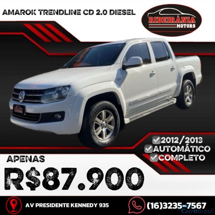 Ribeirania Motors | Amarok Trendline CD 2.0 TDI 4X4 Dies Aut 12/13 - foto 1