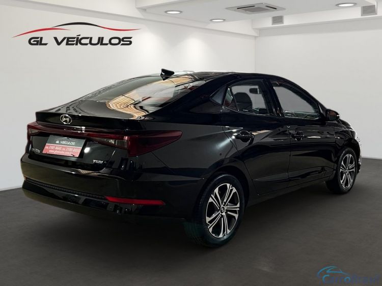 GL Veículos | HB 20 Sedan Hyundai HB20S Comfort 1.0 TB Flex 12V Aut. - Preto - 2024 23/24 - foto 3