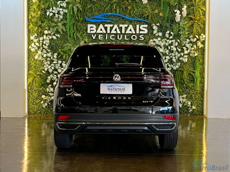 Batatais Veículos | T-Cross VolksWagen T-Cross Comfor. 200 TSI 1.0 Flex 5p Aut. - Preto - 2021 20/21 - foto 4