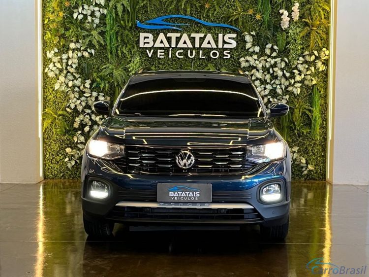 Batatais Veículos | T-Cross VolksWagen T-Cross Comfor. 200 TSI 1.0 Flex 5p Aut. - Azul - 2021 20/21 - foto 2