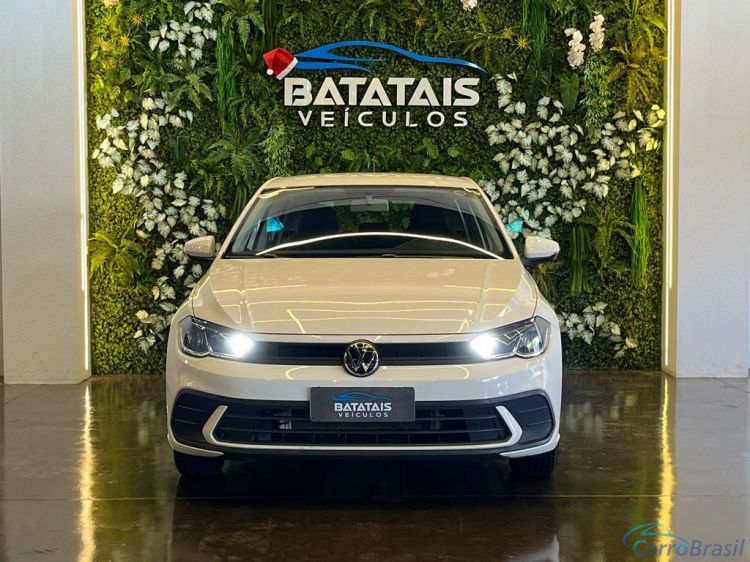 Batatais Veículos | Polo Hatch VolksWagen Polo 1.0 MPI Flex 12V 5p - Branco - 2024 23/24 - foto 2