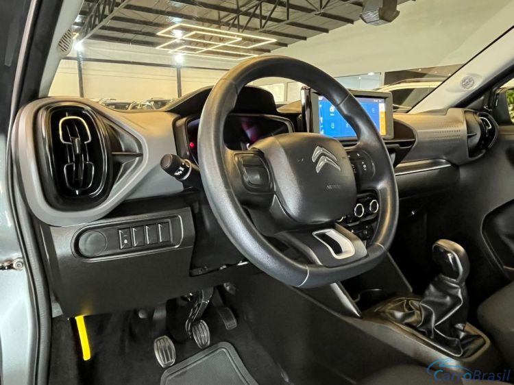 Batatais Veículos | C3 Citroën C3 Live Pack 1.0 Flex 6V 5p Mec. - Cinza - 2024 23/24 - foto 9