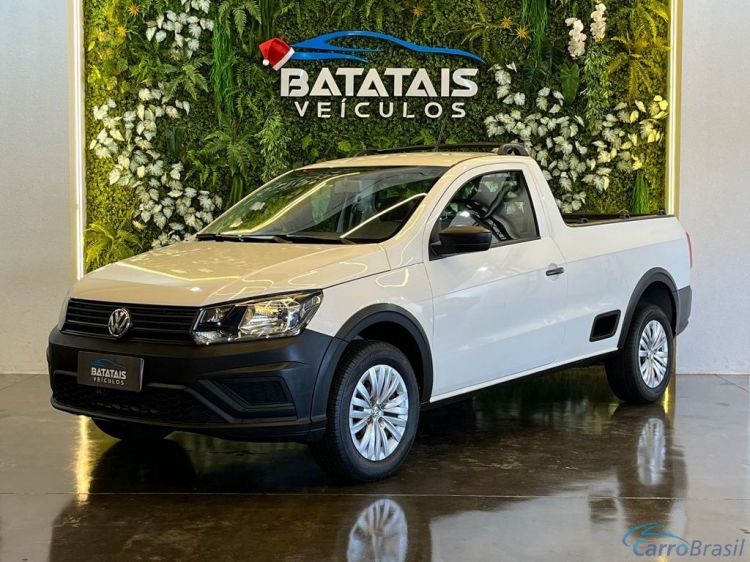 Batatais Veículos | Saveiro VolksWagen Saveiro Robust 1.6 Total Flex 16V - Branco - 2023 23/23 - foto 1