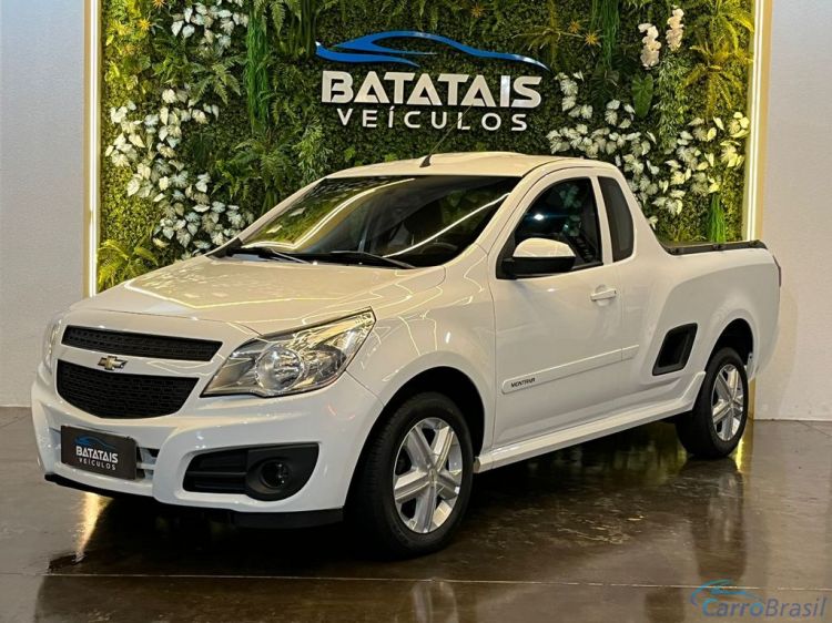 Batatais Veículos | Montana Chevrolet MONTANA LS 1.4 ECONOFLEX 8V 2p - Branco - 2019 18/19 - foto 1