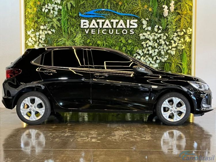 Batatais Veículos | Onix Chevrolet ONIX HATCH PREM. 1.0 12V TB Flex 5p Aut. - Preto - 2020 20/20 - foto 6