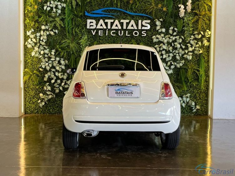 Batatais Veículos | 500 Fiat 500 Cult 1.4 Flex 8V EVO Mec. - Branco - 2012 11/12 - foto 5
