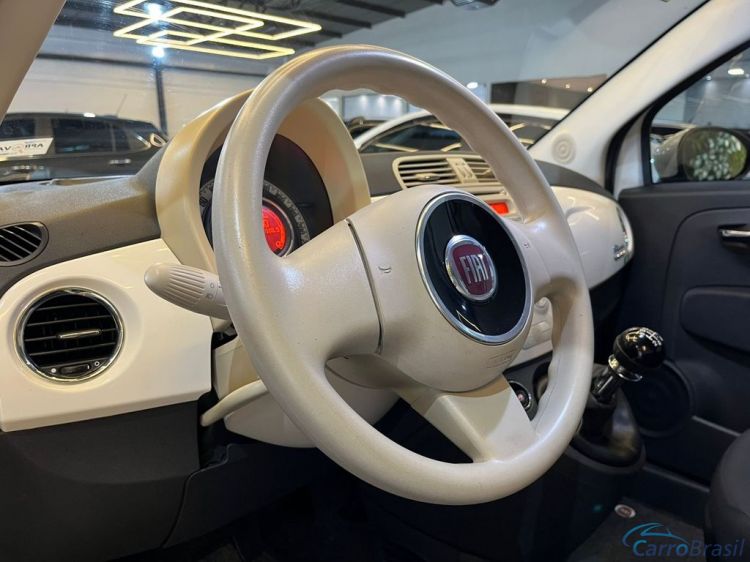 Batatais Veículos | 500 Fiat 500 Cult 1.4 Flex 8V EVO Mec. - Branco - 2012 11/12 - foto 9