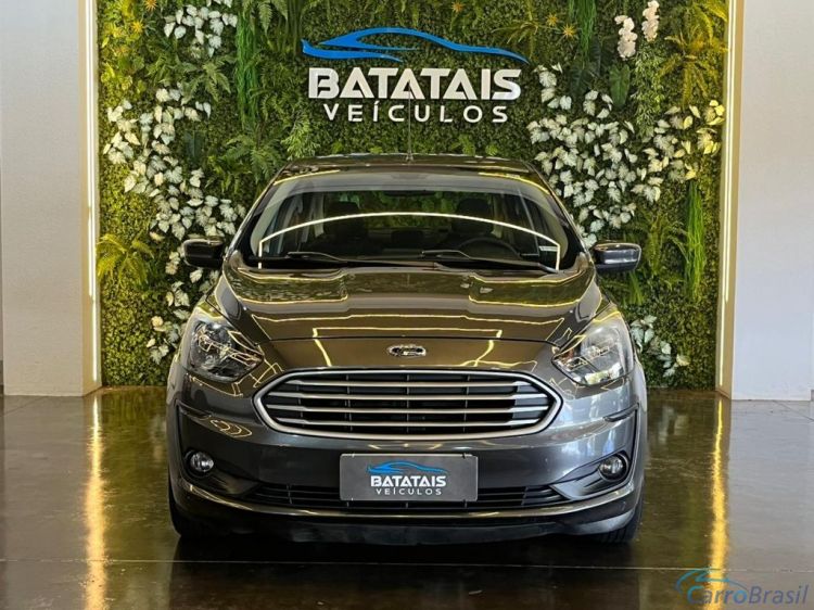 Batatais Veículos | Ka Ford Ka 1.5 Sedan SE Plus 12V Flex 4p Mec. - Cinza - 2020 19/20 - foto 2