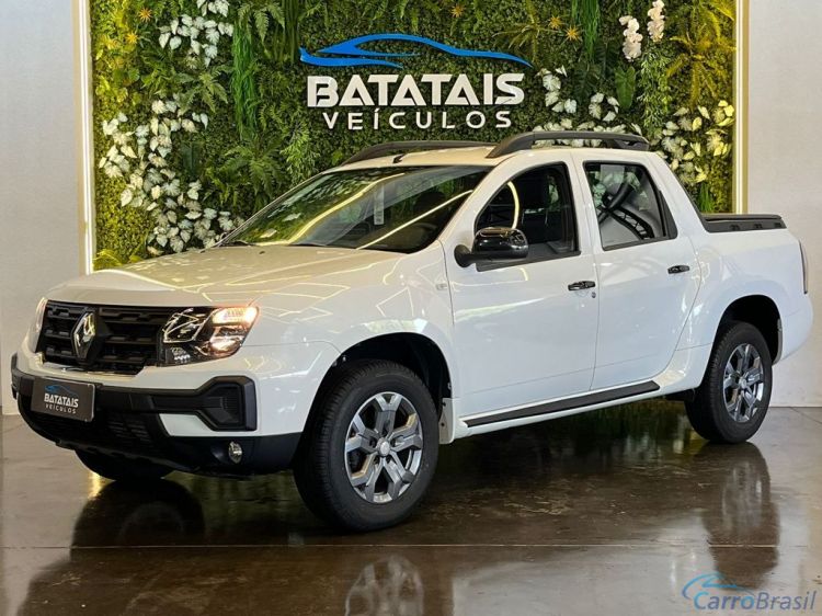 Batatais Veículos | Duster Oroch Renault OROCH Intense 1.6 Flex 16V Mec. - Branco - 2024 23/24 - foto 1