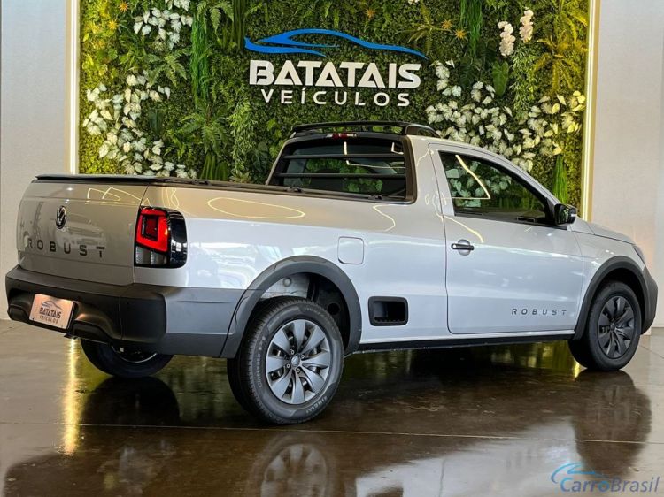 Batatais Veículos | Saveiro VolksWagen Saveiro Robust 1.6 Total Flex 16V - Prata - 2025 24/25 - foto 4