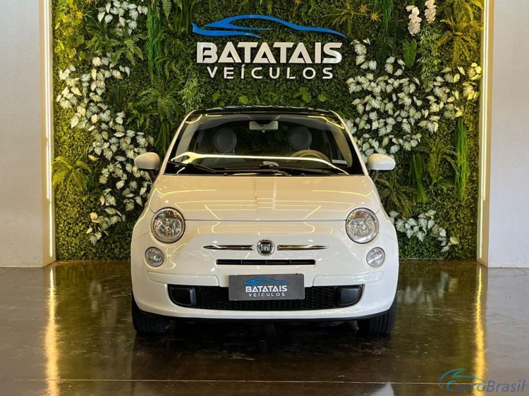 Batatais Veículos | 500 Fiat 500 Cult 1.4 Flex 8V EVO Mec. - Branco - 2012 11/12 - foto 2