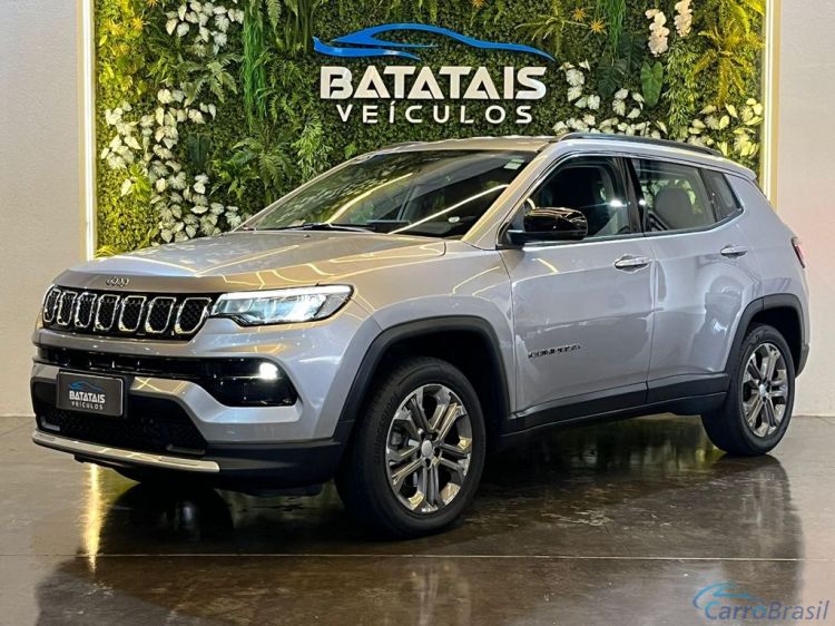 Batatais Veículos | Compass Jeep COMPASS LONG. T270 1.3 TB 4x2 Flex Aut. - Prata - 2023 23/23 - foto 1