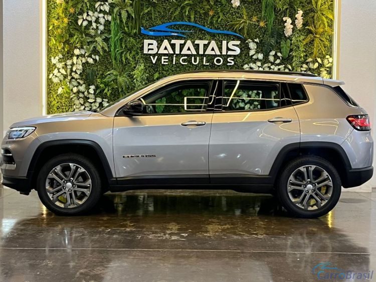 Batatais Veículos | Compass Jeep COMPASS LONG. T270 1.3 TB 4x2 Flex Aut. - Prata - 2023 23/23 - foto 3