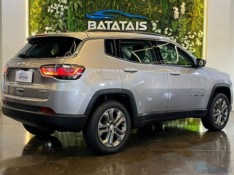 Batatais Veículos | Compass Jeep COMPASS LONG. T270 1.3 TB 4x2 Flex Aut. - Prata - 2023 23/23 - foto 4