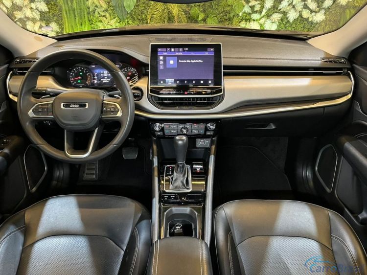 Batatais Veículos | Compass Jeep COMPASS LONG. T270 1.3 TB 4x2 Flex Aut. - Prata - 2023 23/23 - foto 8