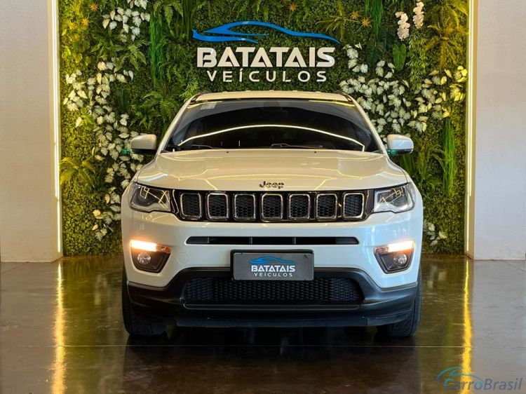 Batatais Veículos | Compass Jeep COMPASS LONGITUDE 2.0 4x2 Flex 16V Aut. - Branco - 2018 18/18 - foto 2