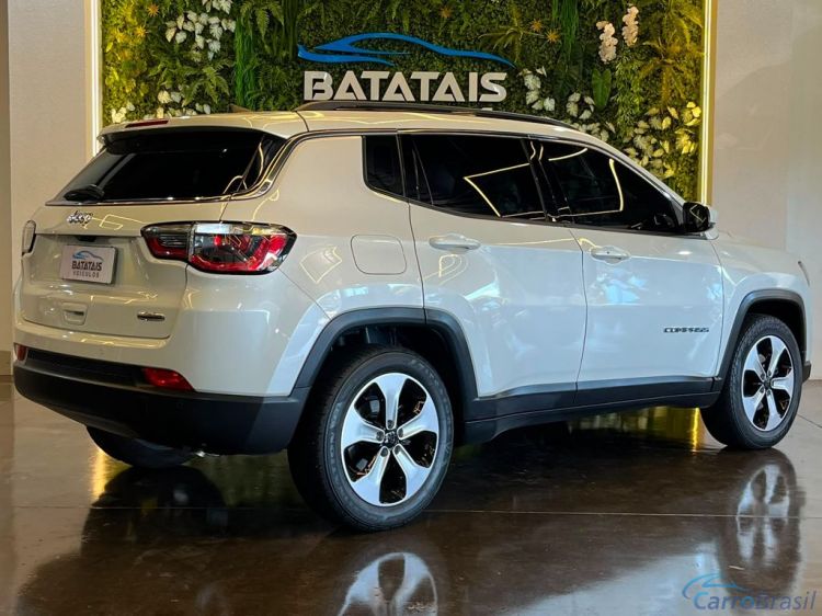 Batatais Veículos | Compass Jeep COMPASS LONGITUDE 2.0 4x2 Flex 16V Aut. - Branco - 2018 18/18 - foto 4