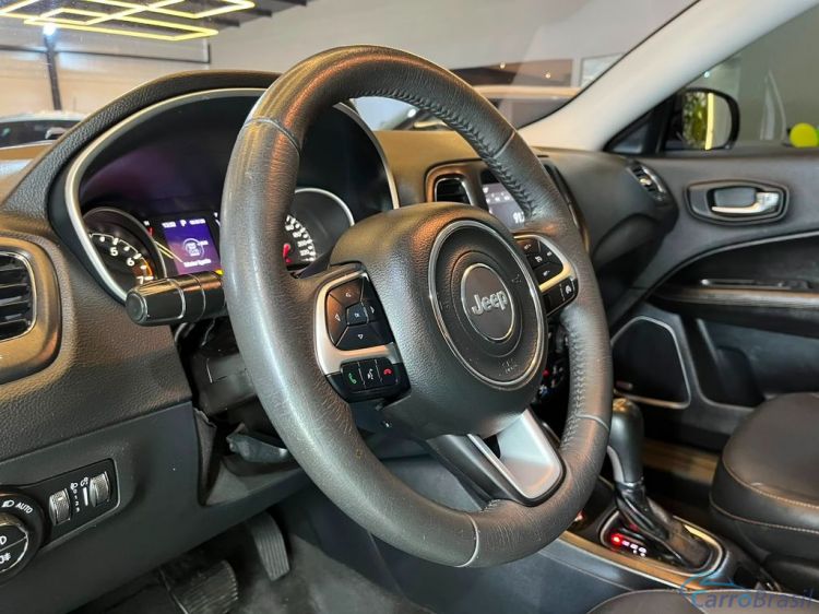 Batatais Veículos | Compass Jeep COMPASS LONGITUDE 2.0 4x2 Flex 16V Aut. - Branco - 2018 18/18 - foto 10