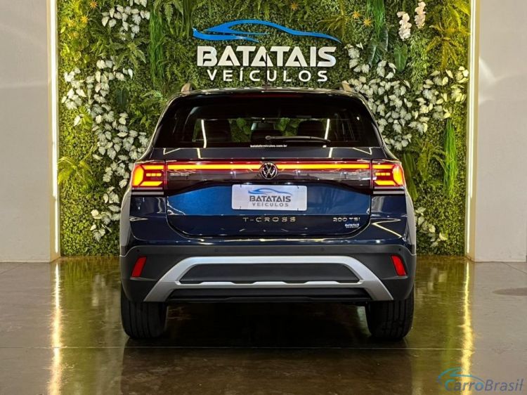 Batatais Veículos | T-Cross VolksWagen T-Cross Comfor. 200 TSI 1.0 Flex 5p Aut. - Azul - 2025 24/25 - foto 5