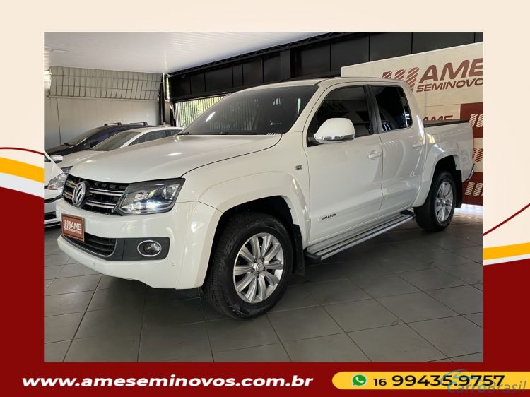 Ame Seminovos | Amarok 2.0 HIGHLINE 4X4 CD 16V TURBO INTERCOOLER DIESEL 4P AUTOMÁTICO 16/16 - foto 1