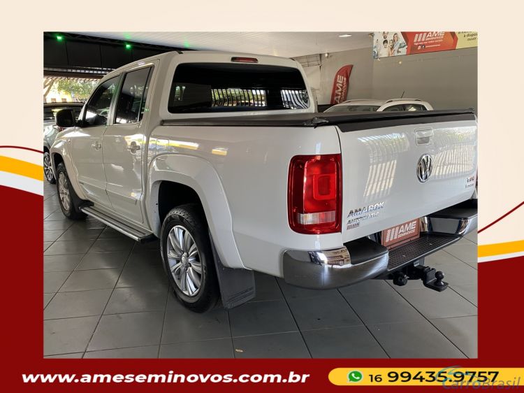 Ame Seminovos | Amarok 2.0 HIGHLINE 4X4 CD 16V TURBO INTERCOOLER DIESEL 4P AUTOMÁTICO 16/16 - foto 2