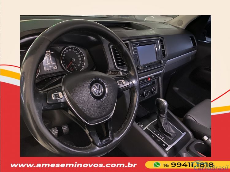 Ame Seminovos | Amarok 2.0 HIGHLINE 4X4 CD 16V TURBO INTERCOOLER DIESEL 4P AUTOMÁTICO 17/17 - foto 9