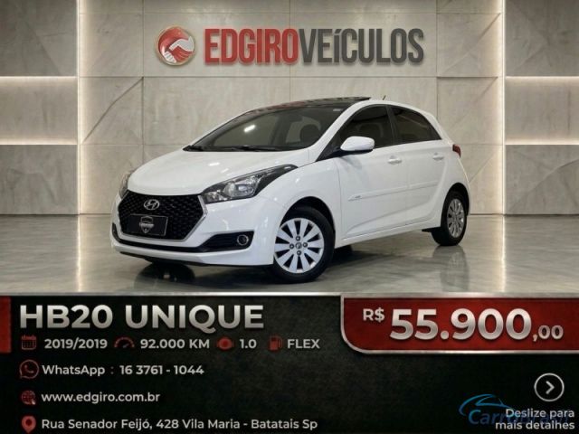 Mais detalhes do Hyundai HB 20 Unique 1.0 Flex