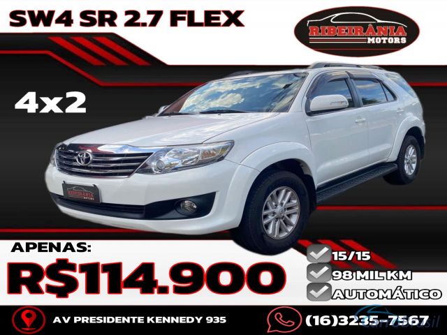 Mais detalhes do Toyota Hilux SW4 SR 4x2 2.7/ 2.7 Flex 16V Aut. Flex