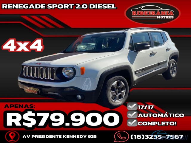 Mais detalhes do Jeep Renegade Sport 2.0 4x4 TB Diesel Aut. Diesel