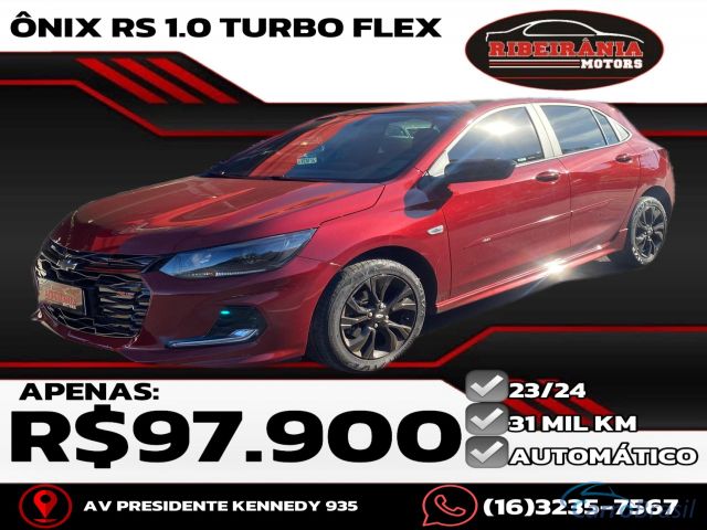 Mais detalhes do Chevrolet (GM) Onix HATCH RS 1.0 TB 12V Flex 5p Aut. Flex