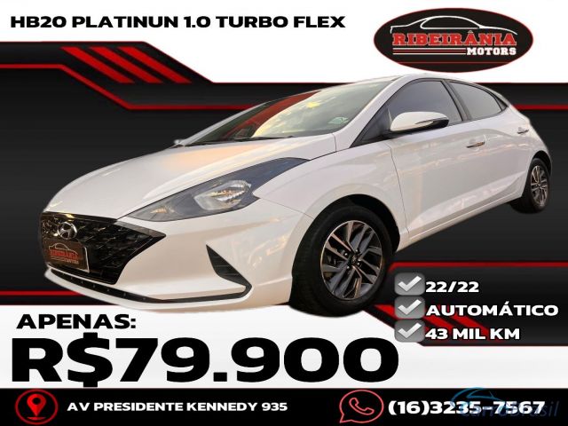 Mais detalhes do Hyundai HB 20 Platinum 1.0 TB Flex 12V Aut. Flex