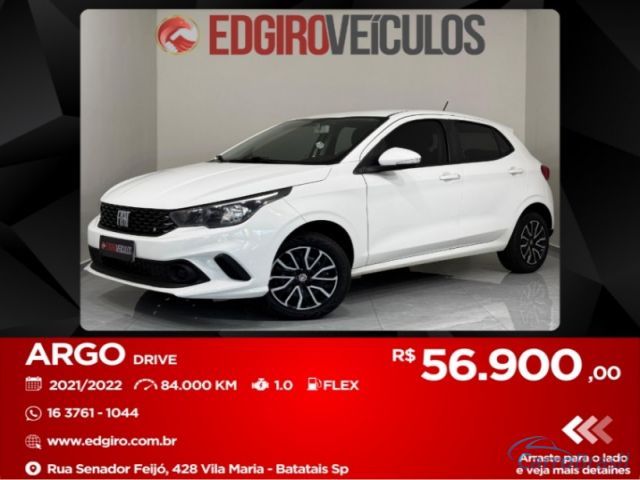 Mais detalhes do Fiat Argo  Flex