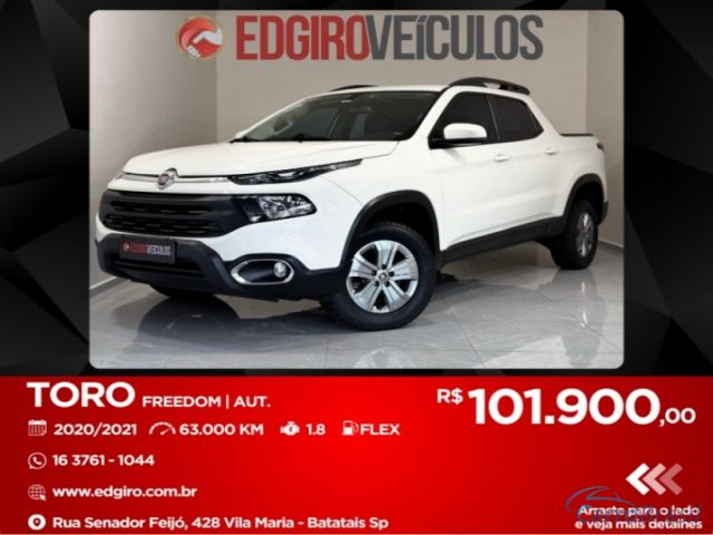 Mais detalhes do Fiat Toro  Flex