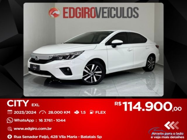 Mais detalhes do Honda City  Flex