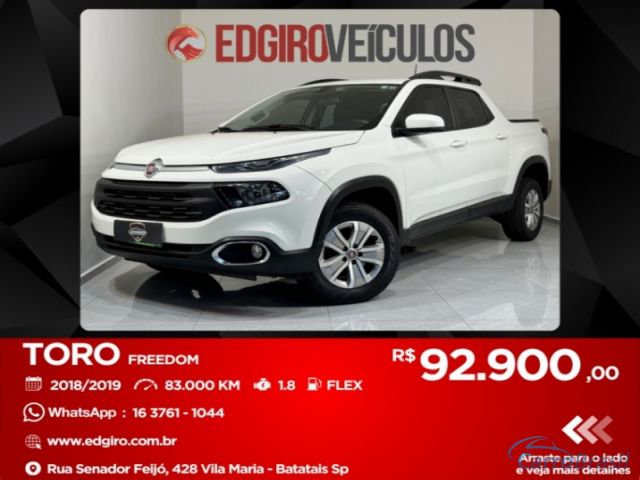 Mais detalhes do Fiat Toro  Flex