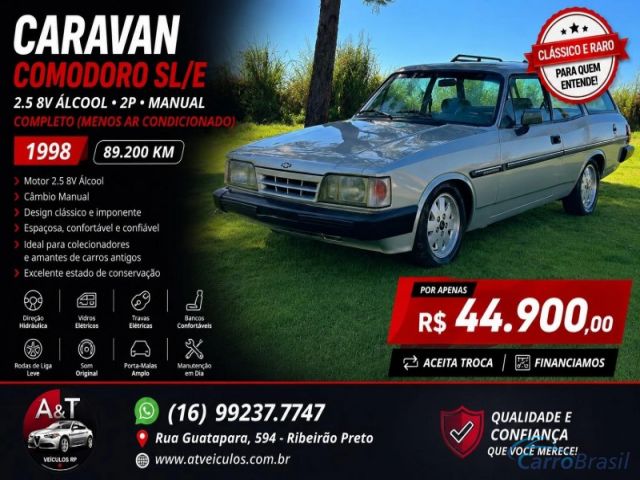 Mais detalhes do Chevrolet (GM) Caravan 2.5 COMODORO SL/E 8V �LCOOL 2P MANUAL �lcool