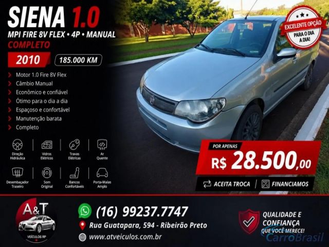 Mais detalhes do Fiat Siena 1.0 MPI FIRE 8V FLEX 4P MANUAL Flex