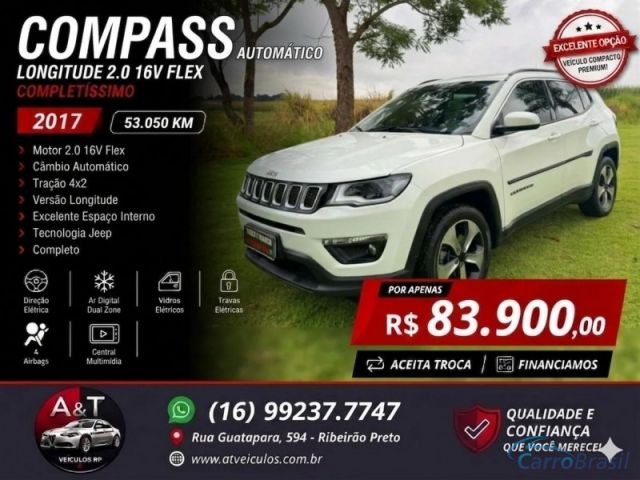 Mais detalhes do Jeep Compass 2.0 16V FLEX LONGITUDE AUTOM�TICO Flex